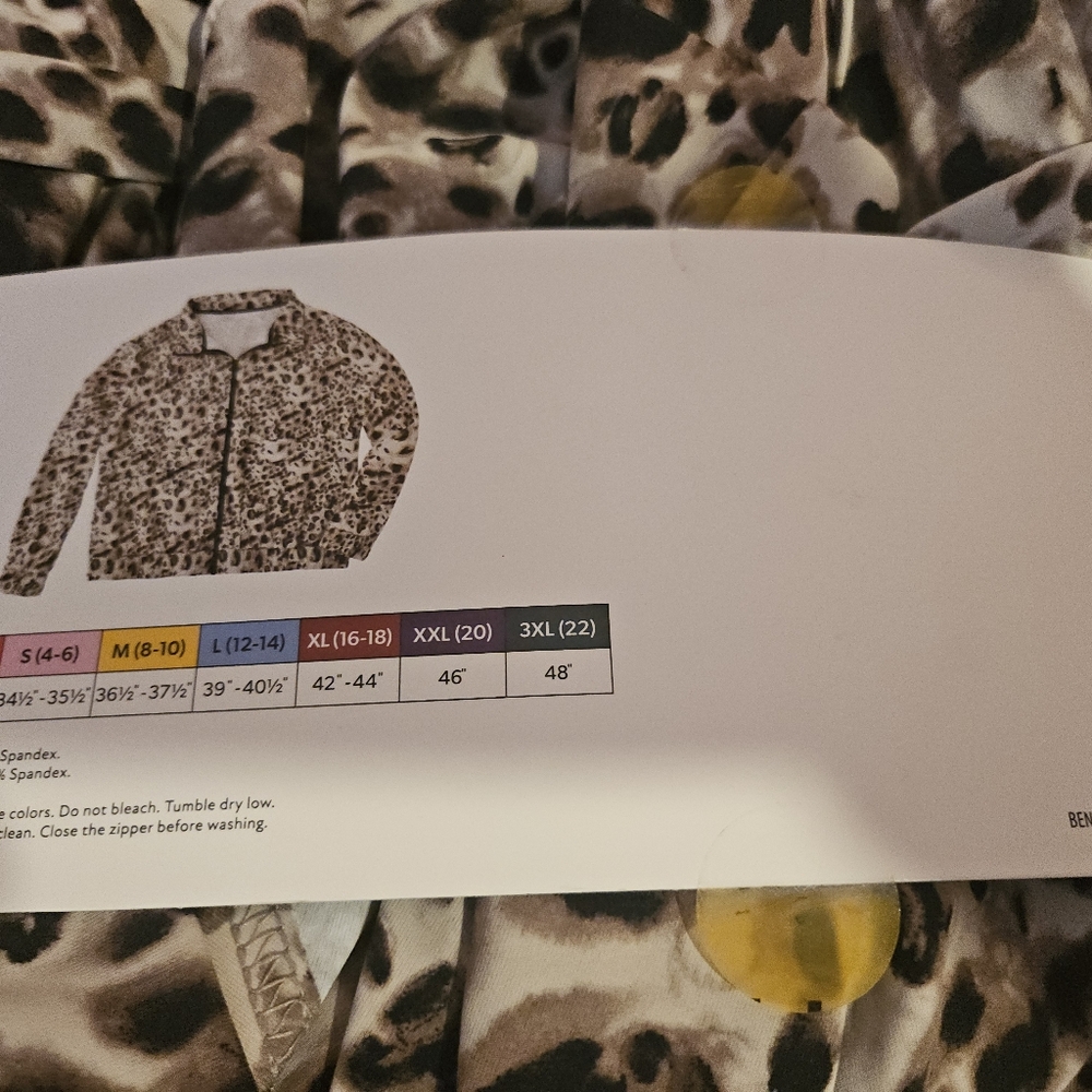 Member's Mark Leopard Print Jacket NWT - image 4